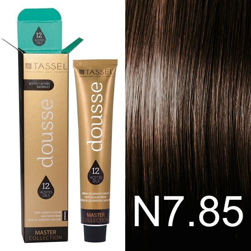 DOUSSE N7.85 RUBIO MEDIO MARRON CAOBA - TASSEL 100 ml_0