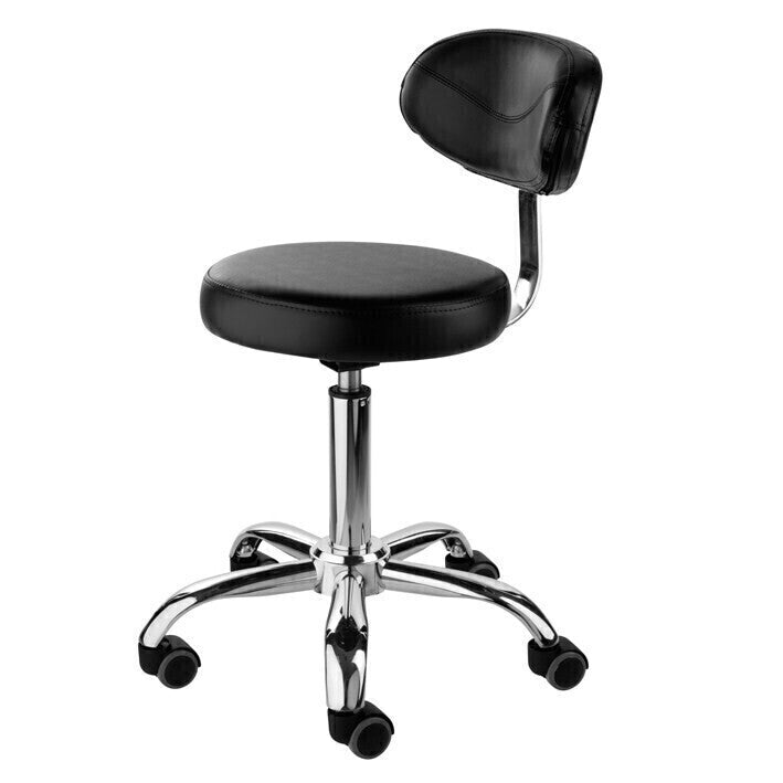 Silla negra amb respatller i regulació_0