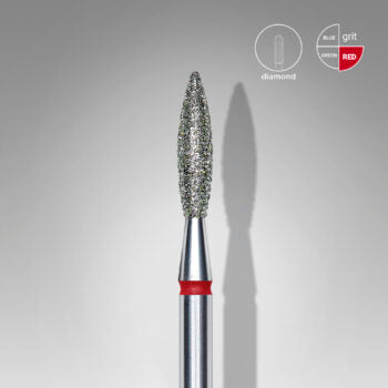 Broca de diamant per a ungles amb capçal EXPERT vermell flama 2,3/10mm_0