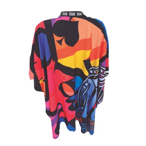 Capa amb coll de neopré molt acolorida Blessed_0
