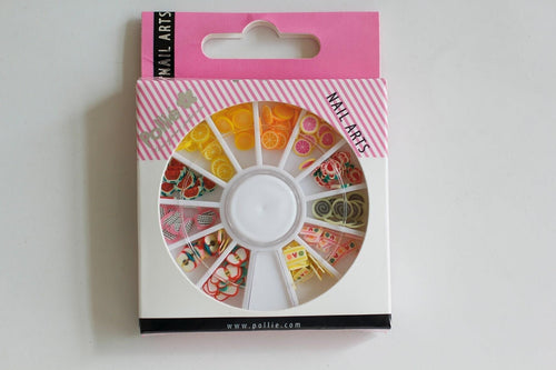 FIM NAIL ART FLOWERS AND FRUITS WHEEL 144 PCS_0