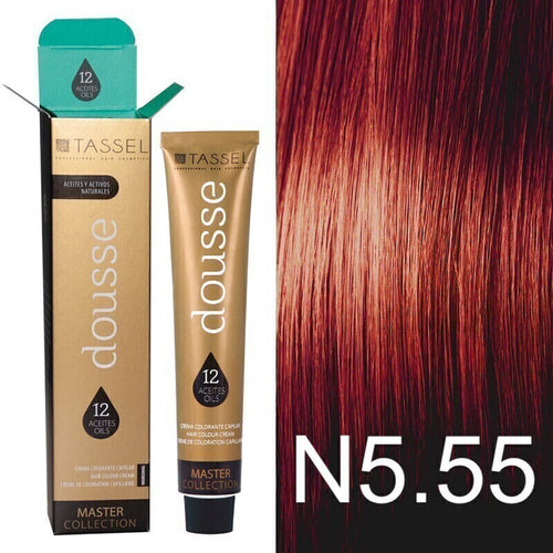 DOUSSE N5.55 CASTAÑO CLARO ROJO INTENSO - TASSEL 100 ml_0