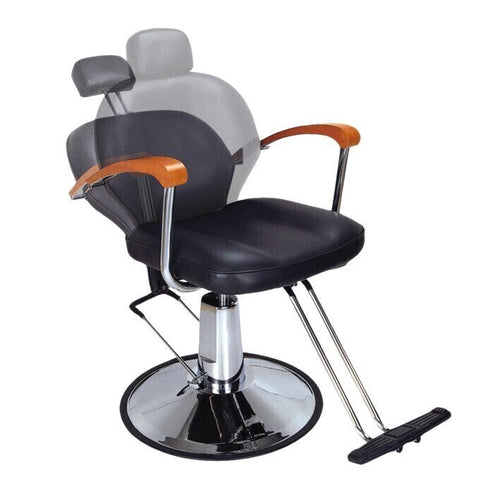 Silla reclinable negra_0