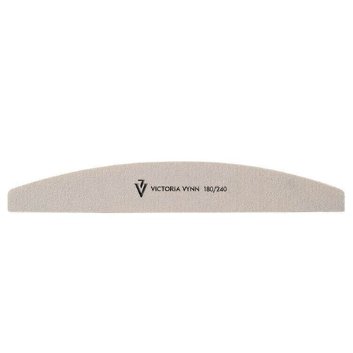 White crescent nail file 180/240_0