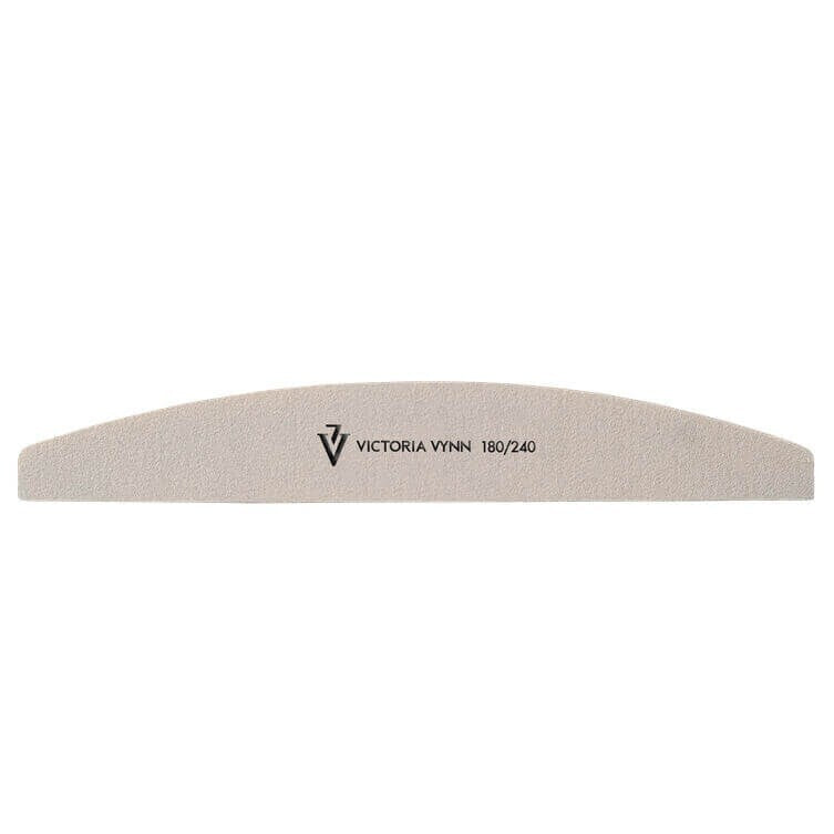 White crescent nail file 180/240_0