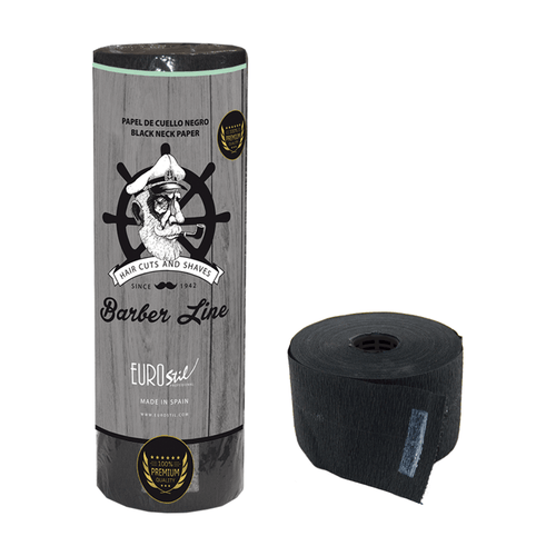 PACK 5 RULLS PAPER COLL NEGRE "BARBER LINE"_0