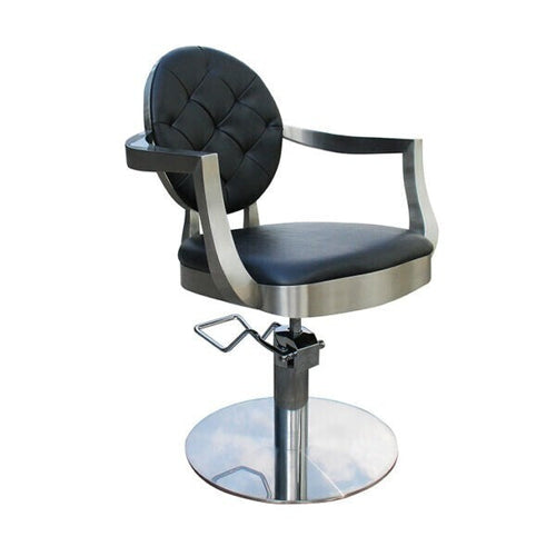 Silla Chic negra peu va rodar_0