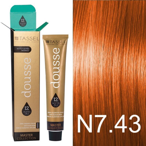 DOUSSE Nº7.43 RUBIO MEDIO COBRE DORADO - TASSEL 100 ml_0