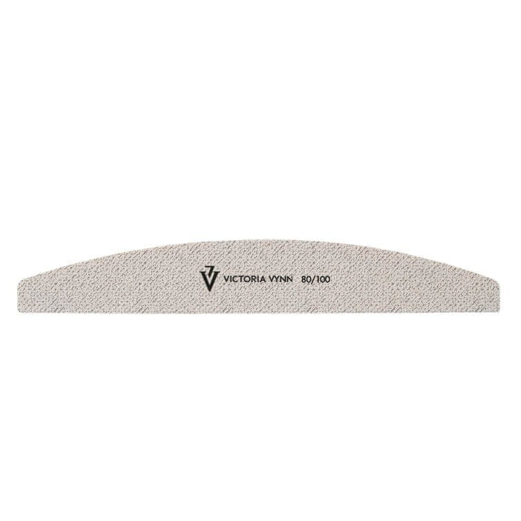 White crescent nail file 80/100_0