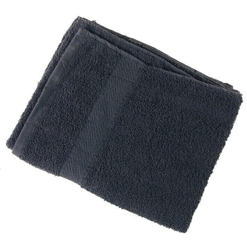 Tovallola 100% va cotar 40x80 380 grs negra, pack 12 u._0
