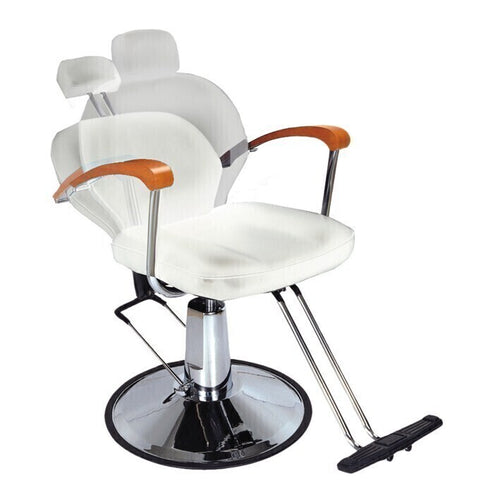 Silla reclinable blanca_0