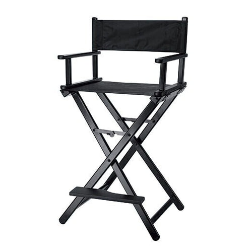 Silla maquillatge alumini negre_0